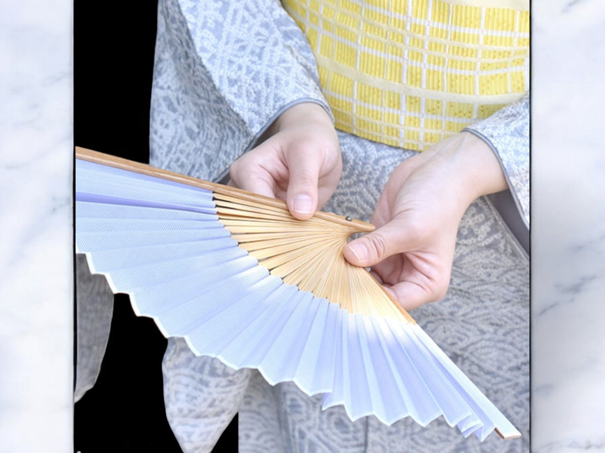 Elegant Wooden Folding Fan