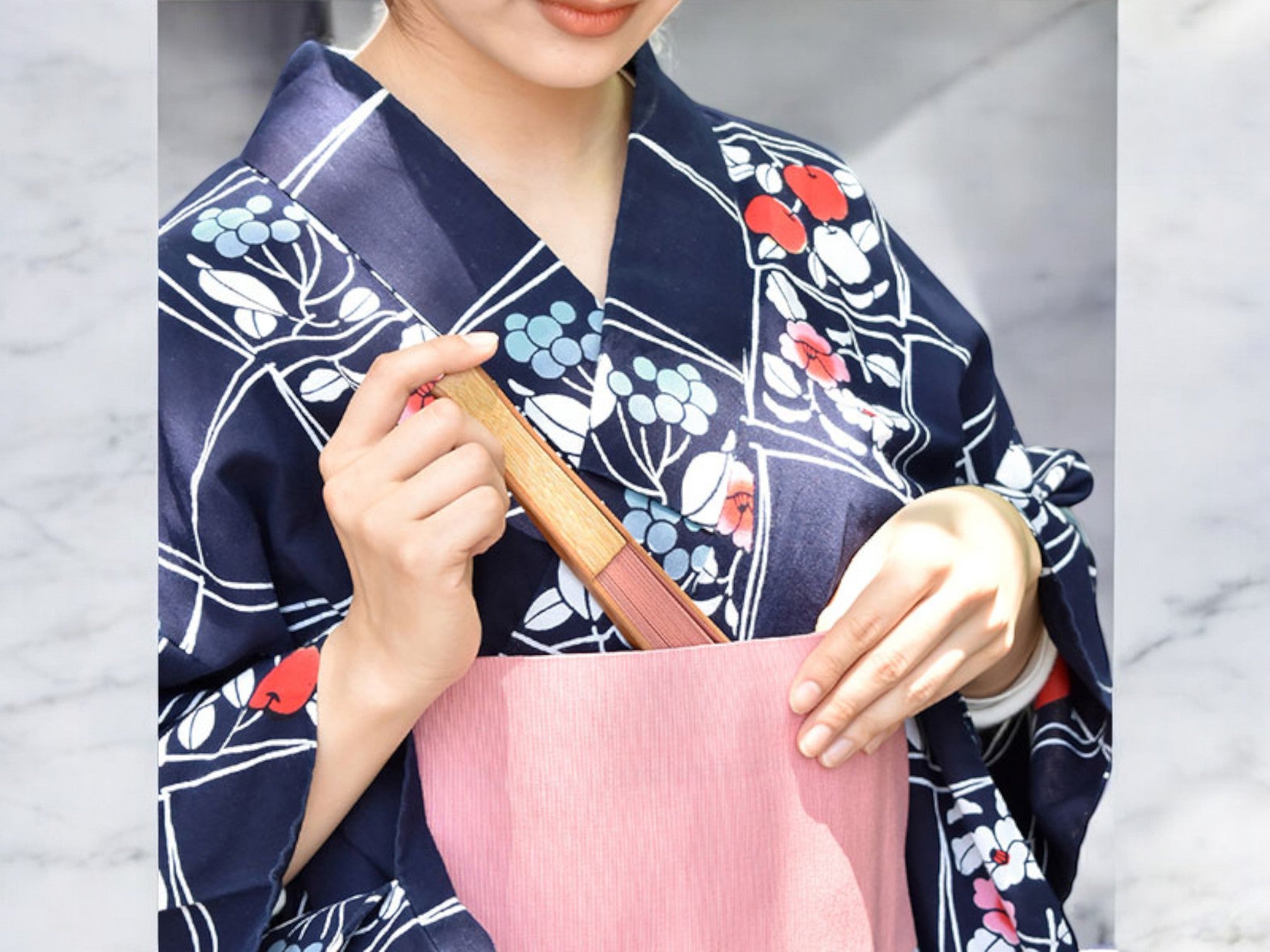 Elegant Wooden Folding Fan