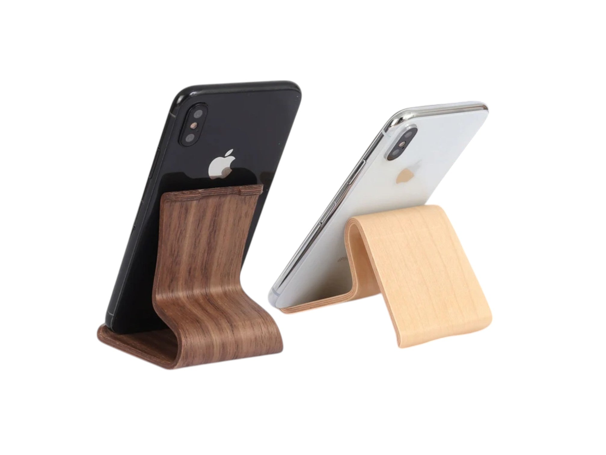 Wooden Tablet & Phone Stand - Universal Desk Holder