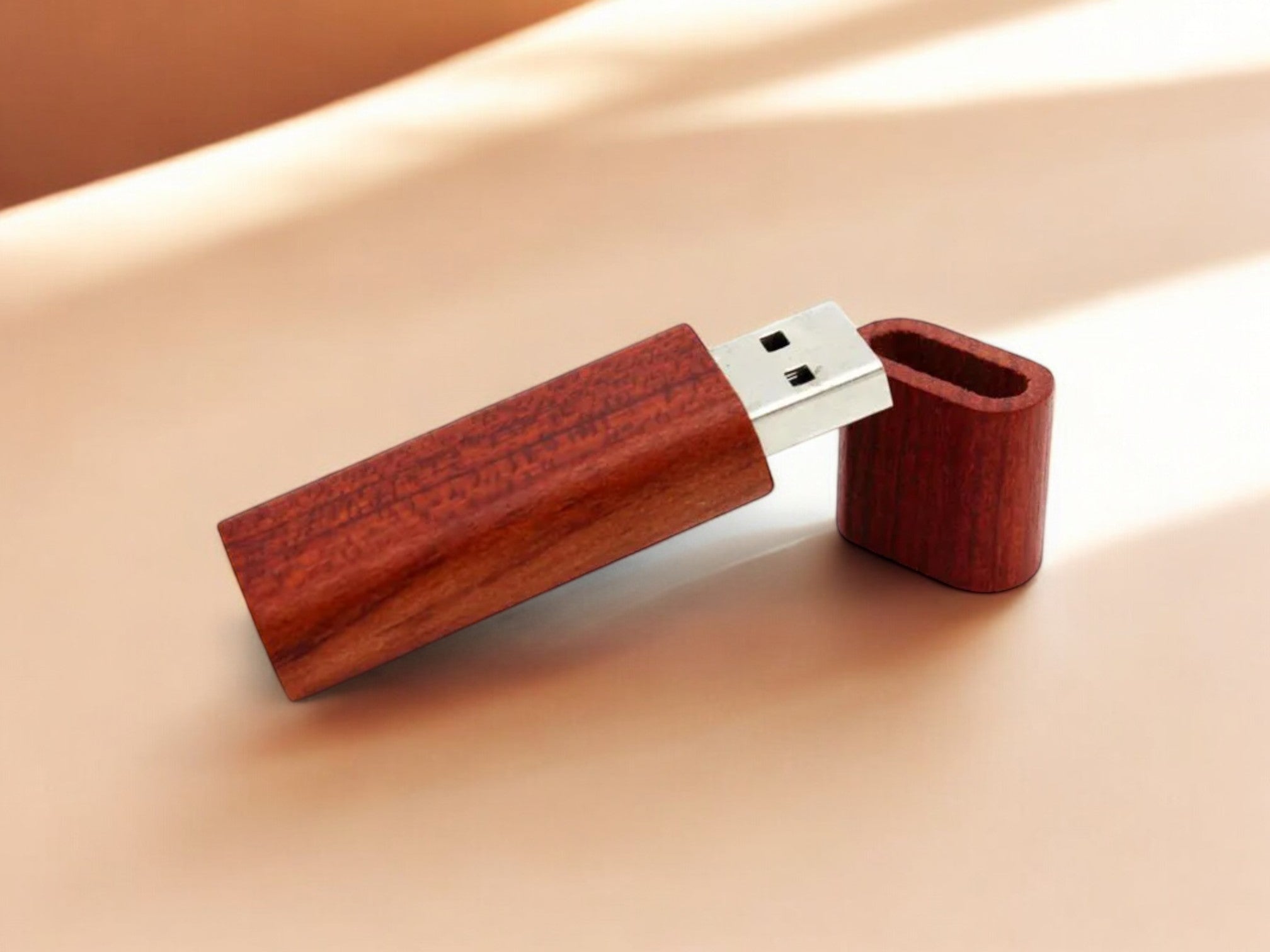 MOKU Bamboo USB Drive (16GB to 64GB)  [Custom Engraving Included]