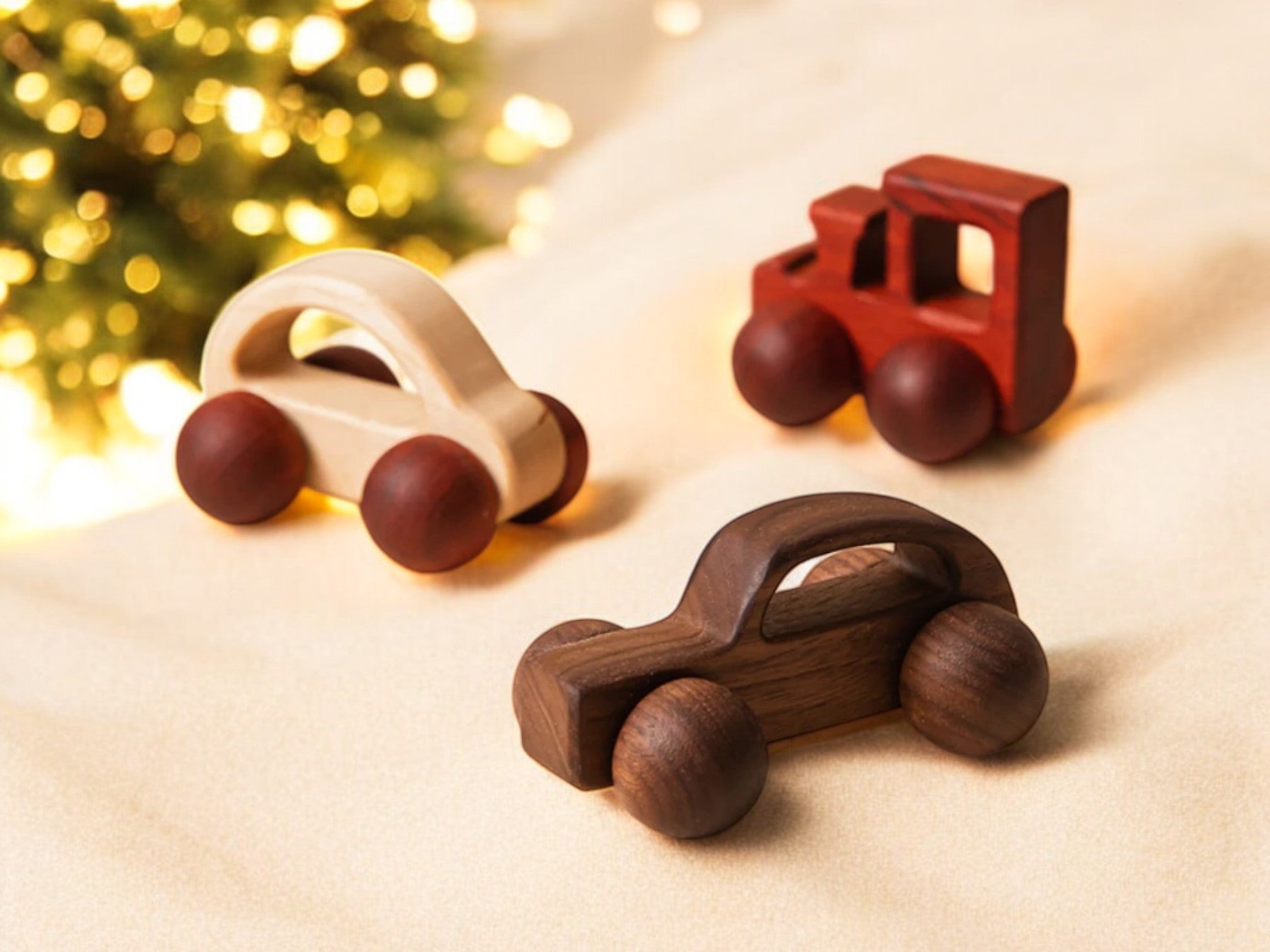 Wooden Car Blocks - Beech Wood Toy