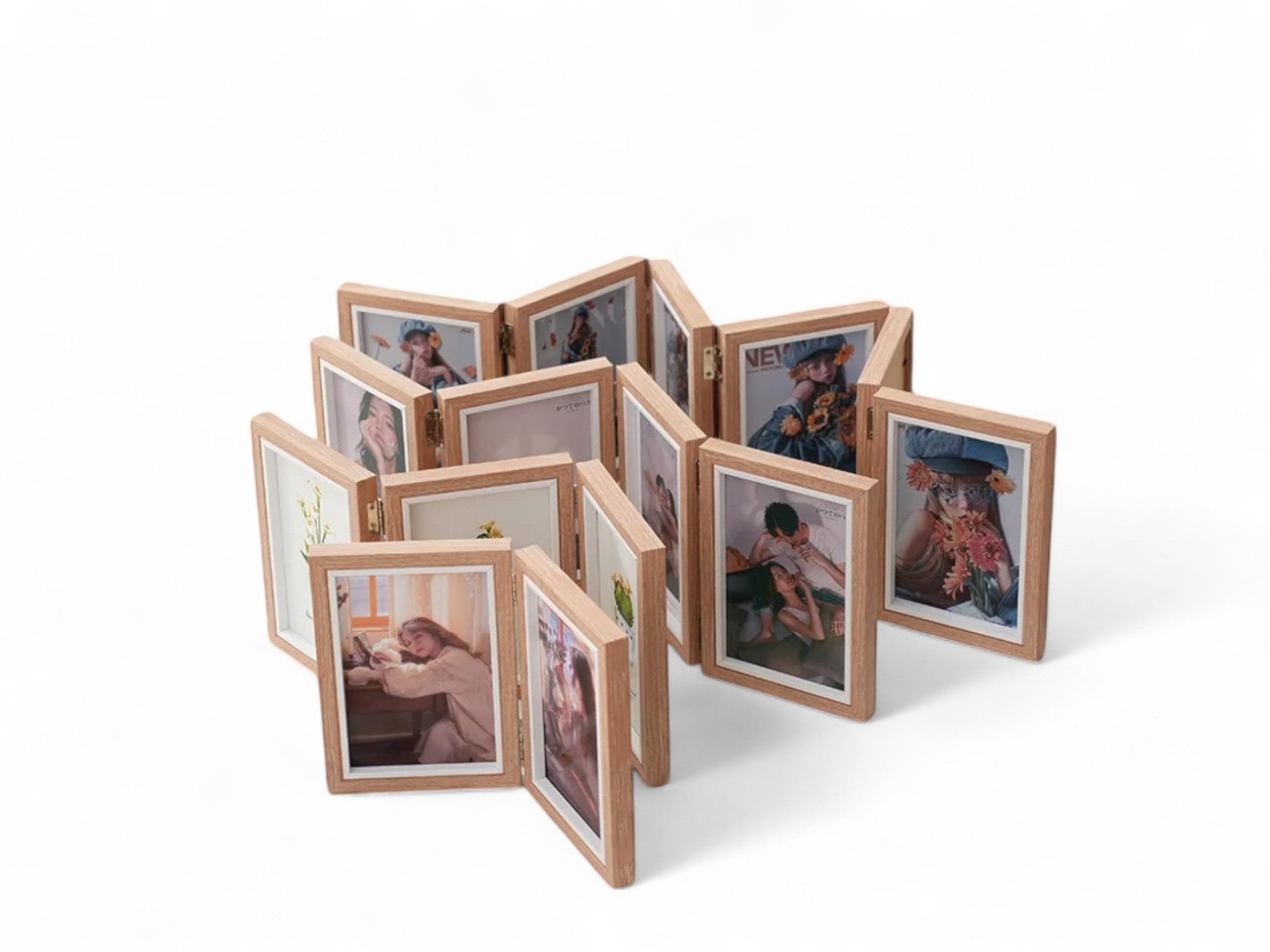 MOKU Folding Wood Photo Frame