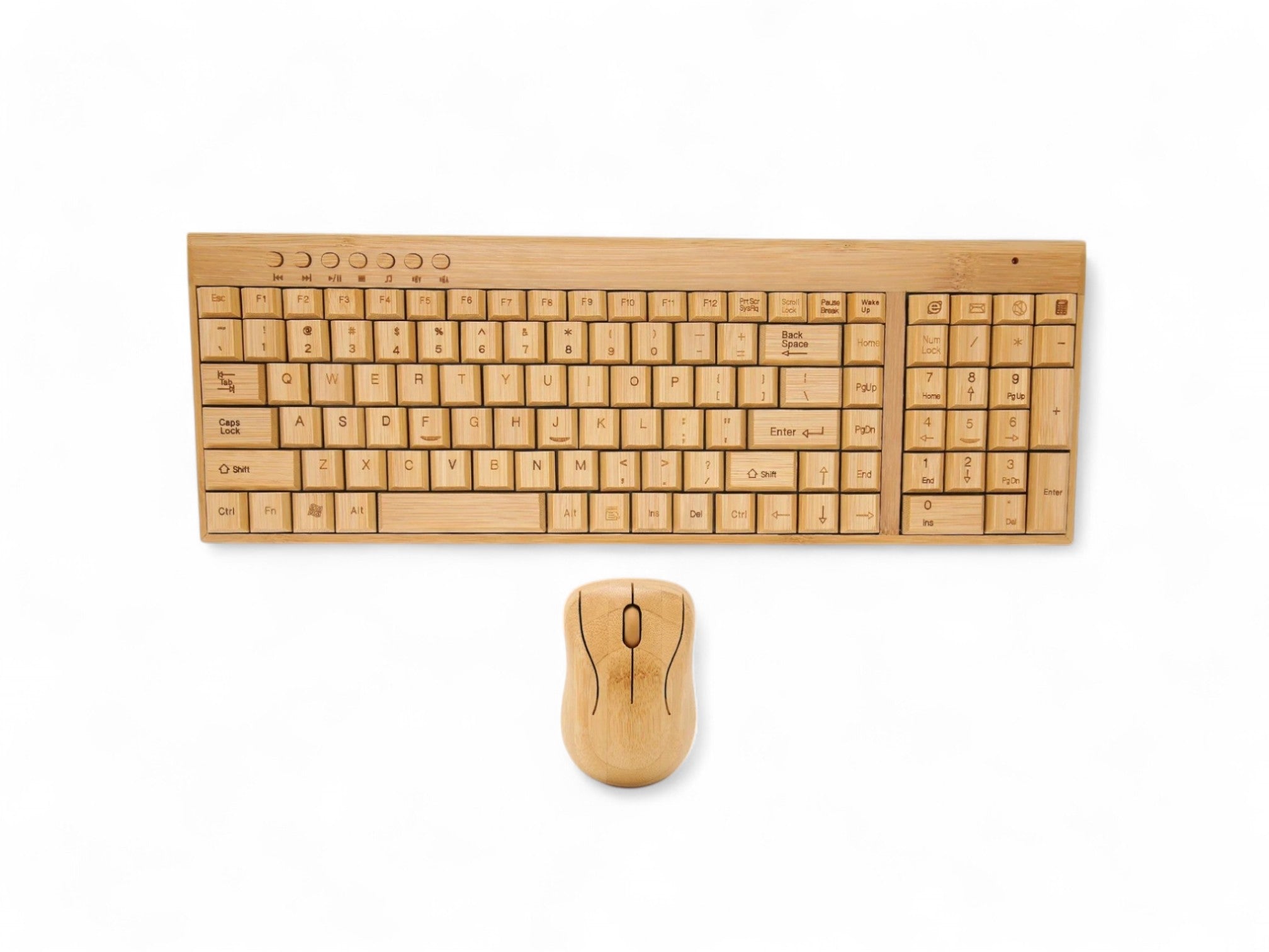 Natural Touch Wireless Keyboard & Mouse Set