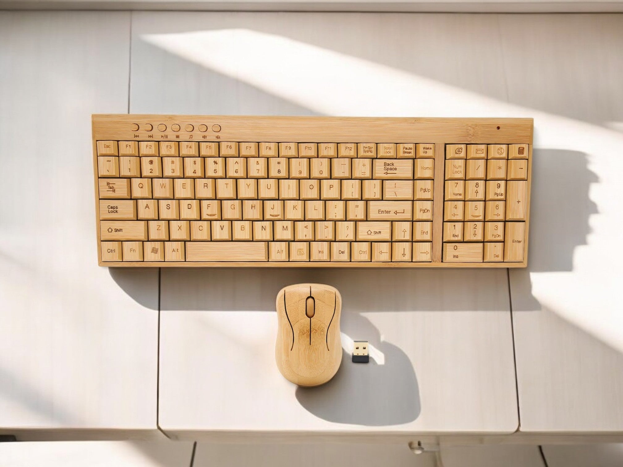 Natural Touch Wireless Keyboard & Mouse Set