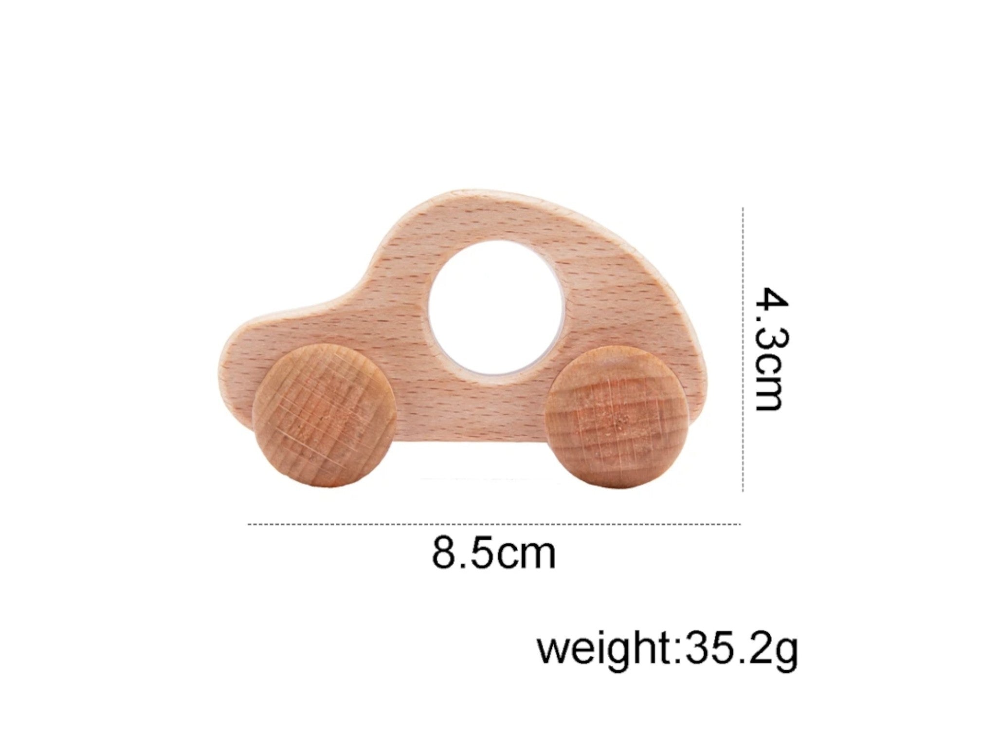 Wooden Car Blocks - Beech Wood Toy