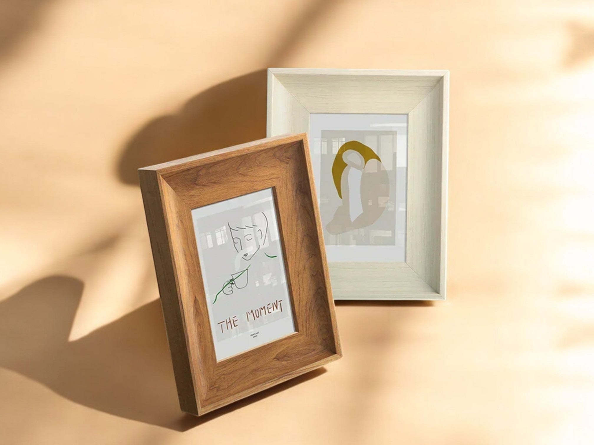 MOKU Retro Elegance Wood Frame – Timeless Design for Artful Spaces