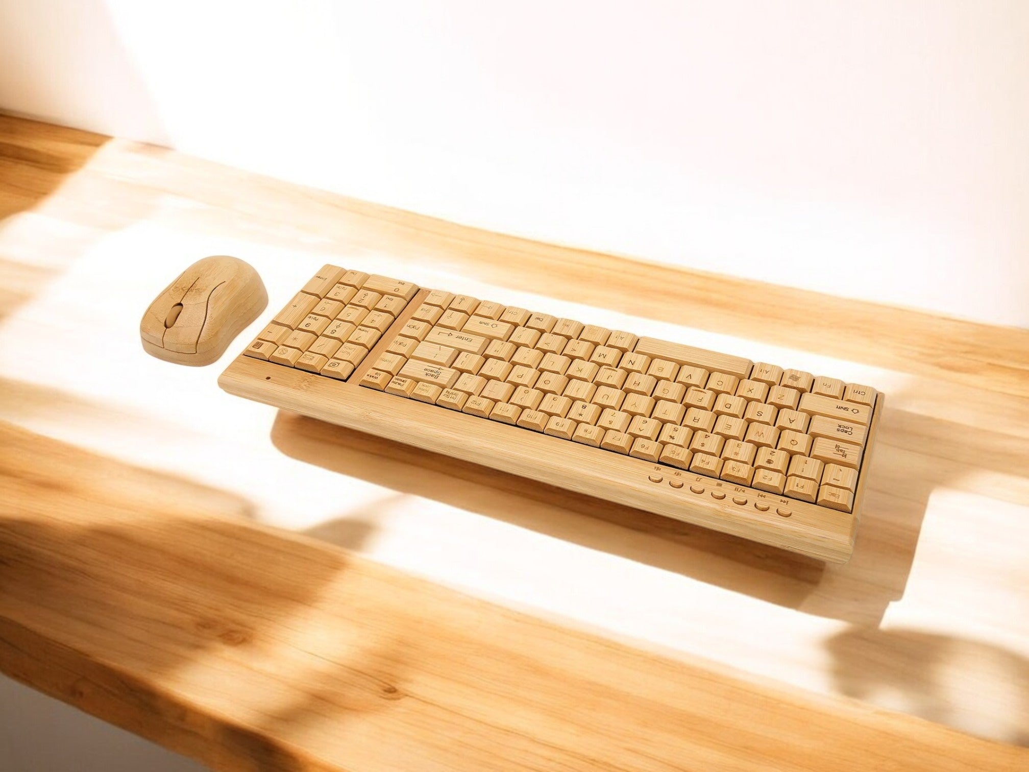 Natural Touch Wireless Keyboard & Mouse Set