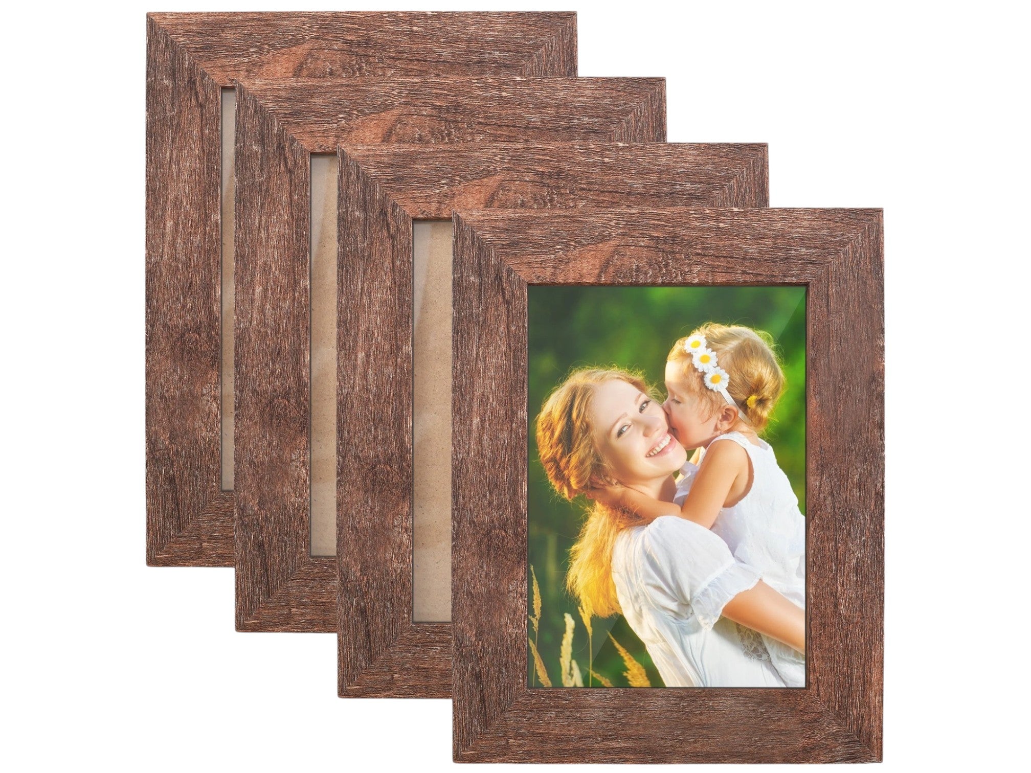 MOKU Artisan Wood Frames – 9×7 Inch (Set of 4)