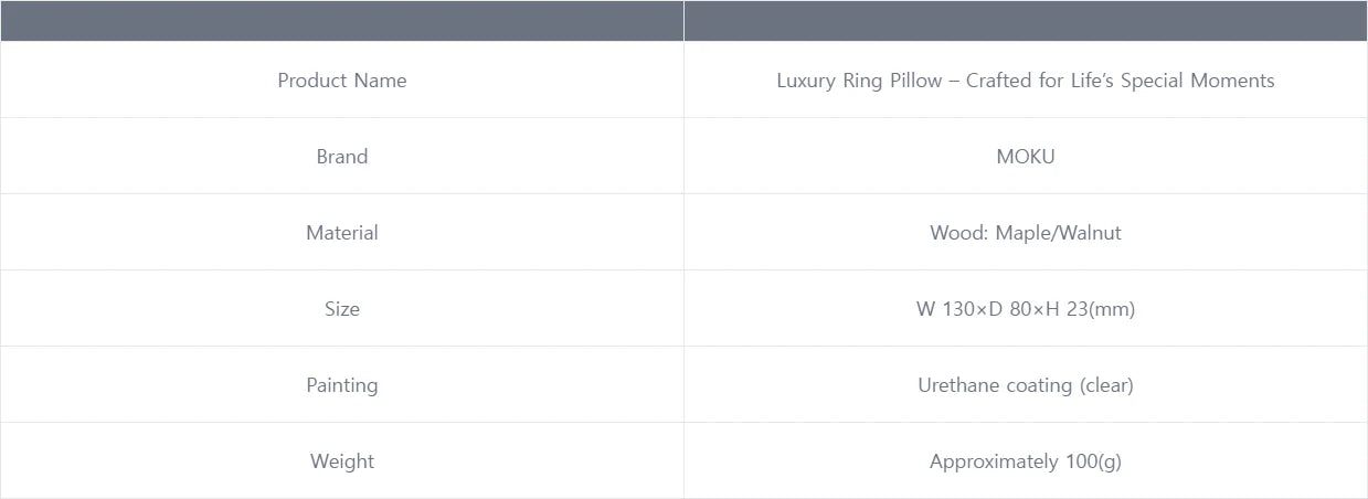 Luxury Ring Pillow –[Custom Engraving Included]