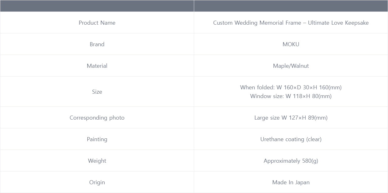 Custom Wedding Memorial Frame – Ultimate Love Keepsake [Custom Engraving Included]